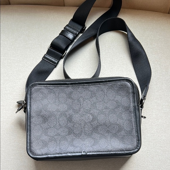 Men's Black Crossbody Bag